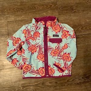 3T Floral Toddler Patagonia Jacket